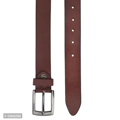 Men Formal Brown Genuine Leather Belt-thumb5