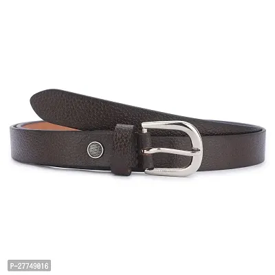 Women Formal Brown Genuine Leather Belt-thumb3