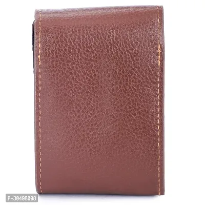 Kastner Artificial Leather Tan Card Holder-thumb5