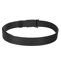 Men Solid Canvas Belt-thumb3