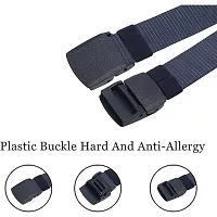 Unisex Nylon  Canvas Waist Belt Pack Of 2-thumb2