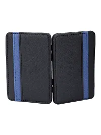 Trendy Men Artificial Leather Black Card Holder-thumb3