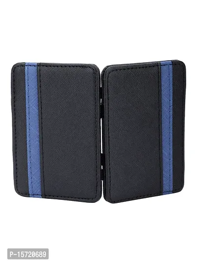 Trendy Men Artificial Leather Black Card Holder-thumb4