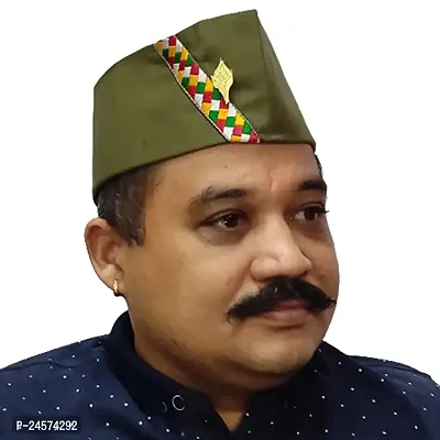 UTTARAKHAND TOPI PAHADI TOPI MODI Cap Traditional Cap  5.0 5.0 out of 5 stars    1 rating (green)-thumb0