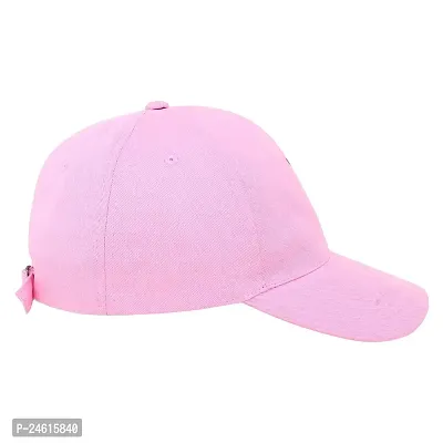 Girls Unicorn Cotton Bbaseball Cap (Pink)-thumb3