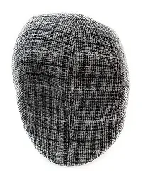 Golf/Flat Cap for Men/Gatsby Newsboy Hat Cap for Men-Assorted Patterns-Pack of 1-Free Size (grey)-thumb1