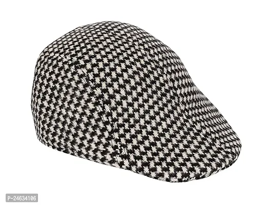 Golf/Flat Cap for Men/Gatsby Newsboy Hat Cap for Men-Assorted Patterns-Pack of 1-Free Size( grey )-thumb0