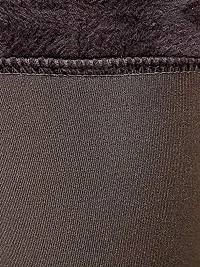Fur Soft  Warm Stretchable Velvet Fleece KNEE CAP Socks For Men | Women Knee Support (brown)-thumb2