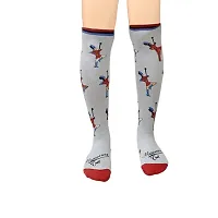 Girl's colorful Long Over Knee-High Socks (Multicolor) (Pack of 3) A1-thumb2