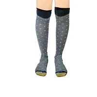 Girl's colorful Long Over Knee-High Socks (Multicolor) (Pack of 3) A1-thumb3