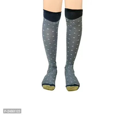 Girl's colorful Long Over Knee-High Socks (Multicolor) (Pack of 3) A1-thumb4