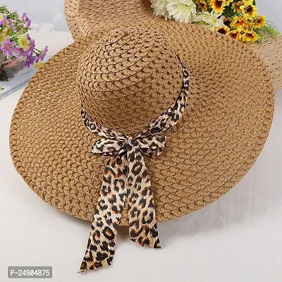 Futurekart Women's Straw Sun Hat (brown)