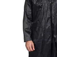 Men's Long PVC Hooded Raincoat-thumb4