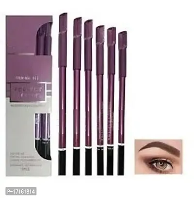 Elecsera Eyebrow Eyeliner Black Pack of 6pcs 2.5 g (Black)