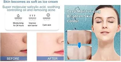 Elecsera Natural Ice Cream Mask Tube Ultra Cleansing Ice Cream Mask ice cream Acne Fades Moisturizing Smear Mask Blackheads Remover  Shrinking Pores-thumb3