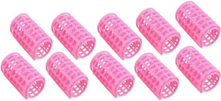 Beautiful Plastic Sponge Tool Salon Hairdressing Curlers Pack Of 10-thumb1