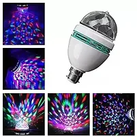 Elecsera LED Crystal Rotating Bulb Magic Disco Light Night Lamp for Party/Home Decoration Single Disco Ball (Ball Diameter: 2.5 cm)-thumb3