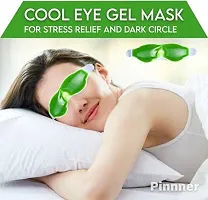 Elecsera Pack Of 3 Gel Aloe Vera Eye Mask Cool Eye Mask (10 ml)-thumb2