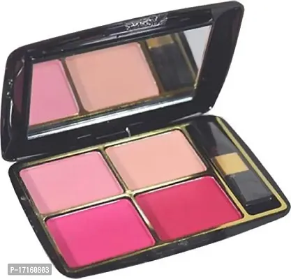 Elecsera 4 Color Blusher Kit for Face Makeup (Multicolor)-thumb0