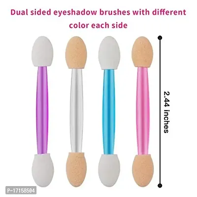 Elecsera 10 Pcs Disposable Eyeshadow Brushes Dual Sides Eye Shadow Sponge Applicators (Pack of 10)-thumb3