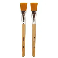 Elecsera Face Pack Brush (Pack of 2) - Wooden-thumb3