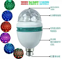 Beautiful Crystal Rotating Magic Disco LED Light With Bluetooth Connectivity-thumb1