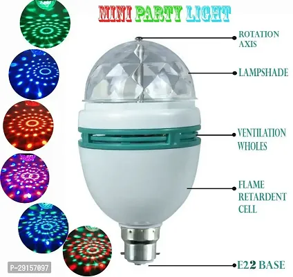 Beautiful Crystal Rotating Magic Disco LED Light With Bluetooth Connectivity-thumb2