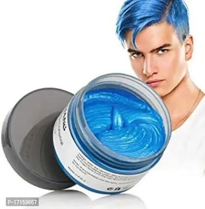 Elecsera Hair Color Wax Blue Hair Wax (100 g)