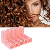 Beautiful Plastic Sponge Tool Salon Hairdressing Curlers Pack Of 10-thumb1