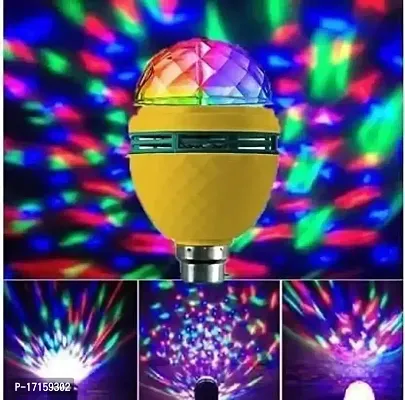 Elecsera Diwali Decoration / Disco Light / Multicolor Led Bulb Light / Rotating Led Bulb Single Disco Ball (Ball Diameter: 2.5 cm)-thumb5