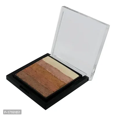 Elecsera Colors Shimmer Brick For women Highlighter (Multicolor)-thumb0