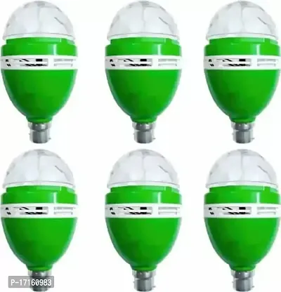 Elecsera LED Stage Light Disco Party Bulb Lamp Pack of 6 Single Disco Ball (Ball Diameter: 2.5 cm)-thumb0