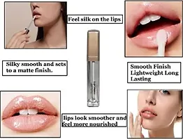 Elecsera CHARM GLAM GLOSSY LIP GLOSS SHINER MATTE (6 ml, Clear)-thumb3