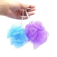 Elecsera Bath Shower Sponge Loofah, Mesh Pouf Shower Ball, Mesh Bath and Shower Sponge(Color may Vary) Set of 5-thumb2