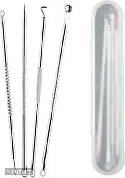 Elecsera Stainless Steel Blackhead Remover Needle (Pack of 4)