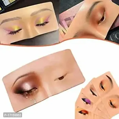 Elecsera The Perfect Aid to Practicing Makeup, Reusable 5D Face Eyes Makeup 3 g (Skin)-thumb3