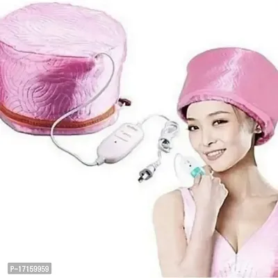 Elecsera Hair Cap Treatment Spa Electric Heat Cap Hair Steamer-thumb0