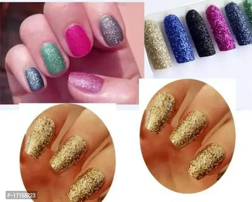 Elecsera Eye Shadow Glitter Powder Set And Nail Art Decoration 6x20 120 g (Multicolor)-thumb3