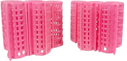 Beautiful Plastic Sponge Tool Salon Hairdressing Curlers Pack Of 10-thumb1