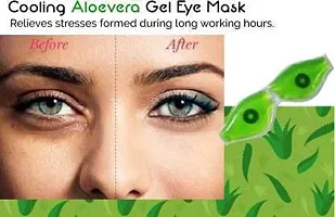 Elecsera Aloe Vera based multipurpose magnetic eye cool mask PACK OF 4 (10 g)-thumb1