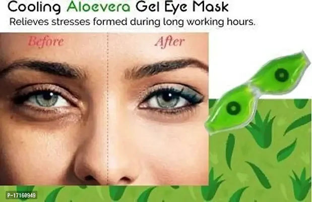 Elecsera Aloe Vera based multipurpose magnetic eye cool mask PACK OF 4 (10 g)-thumb2