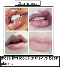 Elecsera CHARM GLAM GLOSSY LIP GLOSS SHINER MATTE (6 ml, Clear)-thumb1