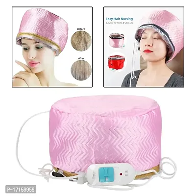 Elecsera Hair Cap Treatment Spa Electric Heat Cap Hair Steamer-thumb4