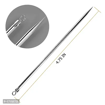 Glamezone Stainless Steel Blackhead Remover Needle Pointed Tip