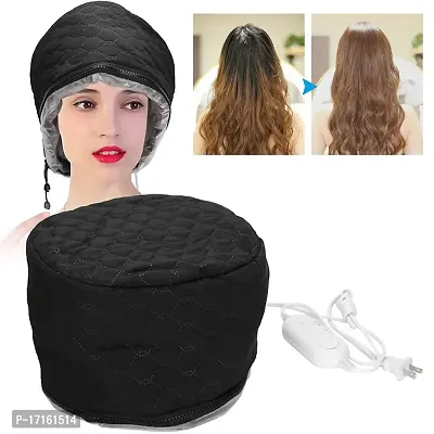 Elecsera Hair Heat Treatment Heating Cap Beauty Vaporizer Nourish Hair Care Hair Steamer-thumb0