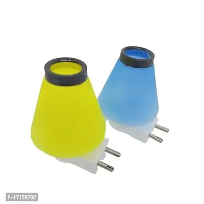 Elecsera Led Night Umbrella Shape Hanging Lights Pack of 2 106 Night Lamp (6.5 cm, Multicolor)