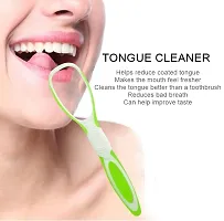 Elecsera Tongue Scraper Cleaner 100% BPA Free Tongue Scrapers for Adults  Kids, Healthy Oral Care Tool, Easy to Use, Help Fight Bad Breath-thumb2