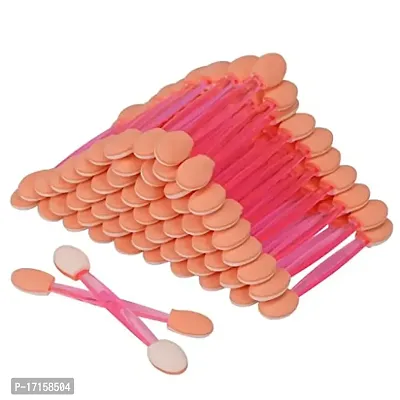 Elecsera 10 Pcs Disposable Eyeshadow Brushes Dual Sides Eye Shadow Sponge Applicators (Pack of 10)