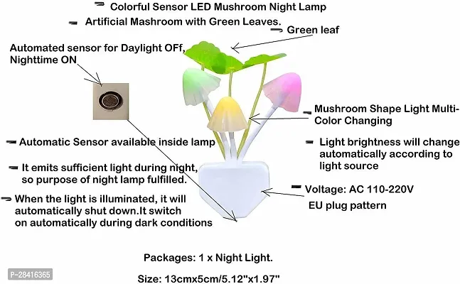 Stylish Wall LED Night Light For Home Decoration Pack Of 2-thumb4