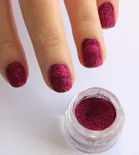 Elecsera Eye Shadow Glitter Powder Set and Nail Art Decoration 4x12= 48 g 48 g (Multicilor)-thumb1